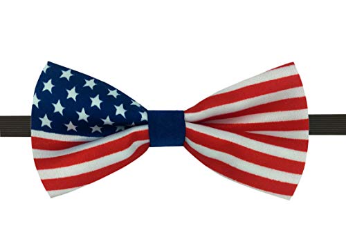 Lolelai Todller's Bow Tie | Adjustable/Pre-Tied Kids Bow Tie | Cute Accessories For Boys And Girls (Usa Flag, Kids) #TOP5