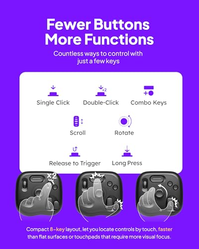 TourBox Lite - Editing Keyboard Compact, Artists Go-to Drawing Macro Keypad, Works with Photoshop, CSP & More, Creative Console Controller with Custom Software, Cable, Travel Bag - Wired Kit
