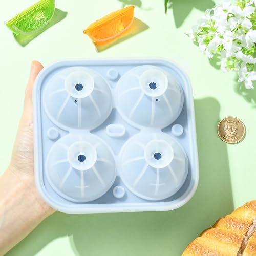 Molde de hielo de silicona bola baloncesto 1 pieza miniatura 6