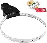 Body Measuring Tape, 2 Pcs Body Measure Tape 60 inch (150cm), Lock Pin & Push Button Retract, Soft...