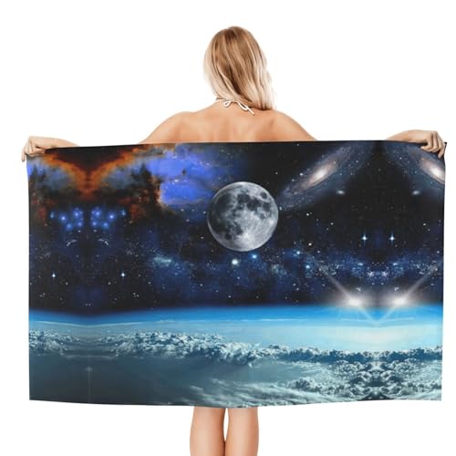 Serviette de bain microfibre ultra absorbante et séchage rapide Space Planet - 3