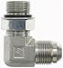 Brennan 6801-12-20-NWO-FG - 90? Elbow - 3/4 in Male JIC 37? Flare x 1-1/4 in Male O-Ring Boss, Steel