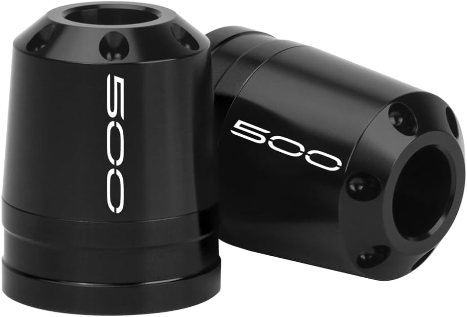 Motorcycle Bar End Sliders For Z500 2024 Bar End Weights Bar End Protectors Handlebar Sliders z500 Accessories (Black)