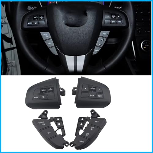 Control de crucero para Mazda 3 2011-2015 y CX-7, botón de volante e interruptor de control 2