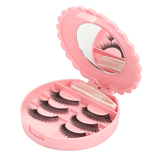 Eyelash Organizer and Storage Case With Makeup Mirror Travel Lash Bag