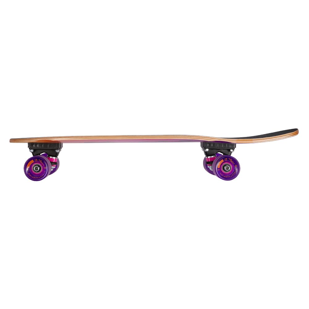 Cruiser Kicktail 28" Free Soul Cruiser Compact Maple avec axes Seagull, Roues 60 mm et ABEC 9