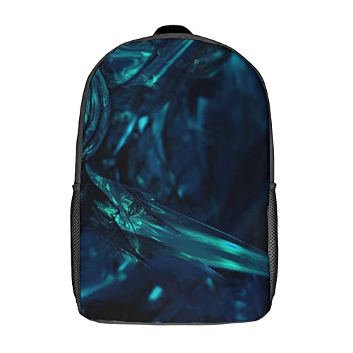 Sac à dos de mode décontractée 17 pouces avec impression 3D grand volume