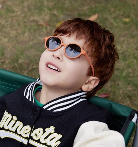 SORVINO Baby Sunglasses with Strap Adjustable TPEE Polarized Flexible Frame for Toddler Girls Boys Age 0-24 Months3