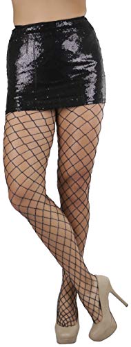 Image of ToBeInStyle Women's Large Mesh Fishnet Patterned Pantyhose Tights