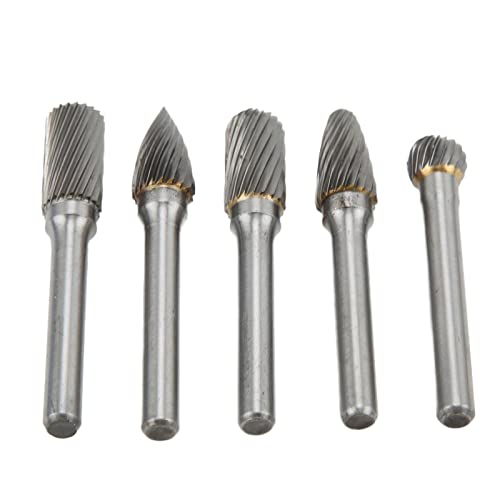 Set de 5 Fresas Rotativas de Carburo de Tungsteno 6mm miniatura 7