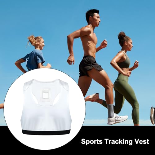 GPS Tracker, Soccer Tracking Vest, Fitness Tracker, Soccer Player Tracking Bundle, Comfortable Trackers Vests For Hockey,2