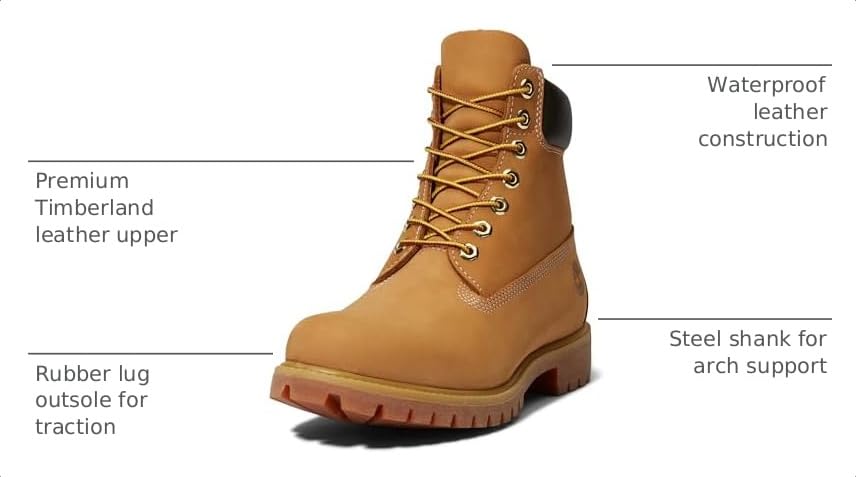 Image of Timberland Men's 6 inch Premium Waterproof Boot