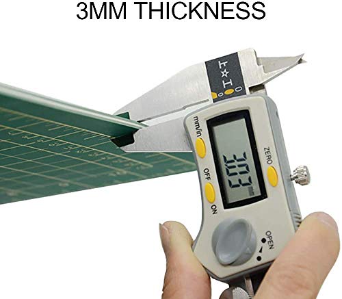 Self-Healing Cutting Mat, FOME A1 Size Cutting Mat 24x36in 5 Layer PVC Construction Double Sided Non-Slip 3mm Thick Professional Gridded Rotary Mat for Cutting, Sewing, Crafts and Cropping Photos