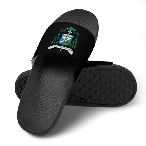 David Gerard O’Connell Coat of Arms Non Slip Slides Sandals for Women Men Quick Drying Shower Shoes for Bathroom Pool Beach4
