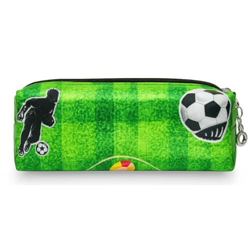 Estojo Escolar Infantil Menina e Menino Espaçoso Grande Lapis e Caneta Juvenil Necesserie (Bola)