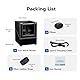 Mcbazel Uhrenbeweger 2 Uhr Automatik, Watch Winder mit LED-Licht 5 Modi Automatisch Drehbares Automatische Uhrenbeweger PU Leder Automatikuhren Uhrendreher USB-Aufladung – Schwarz