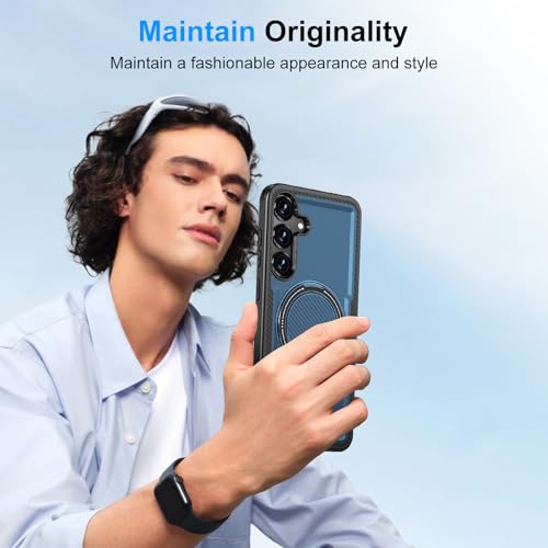 Coque antichoc Samsung S25 en polycarbonate robuste bleu