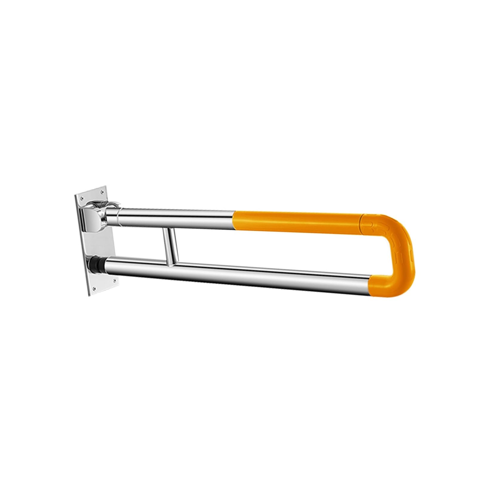 Maniglioni Antiscivolo For Handicap, Rotaie Di Sicurezza For WC Da Bagno Ribaltabili, Corrimano Di Supporto Zigrinato In Acciaio Inossidabile(Color1,60cm)