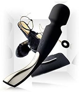 LELO SMART Wand Mediano Vibrador de Cuerpo Entero Black: Potente Masajeador Inalámbrico en Silicona, Sumergible y Recargable. 1 año de Garantía.
