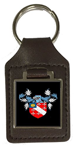 Porte-clés en cuir marron Howard Heraldry : une idée cadeau intemporelle et utile