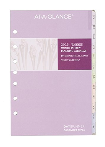 Day Runner Nature Monthly Desk Calendar Refill 2015, 5.5 X 8.5 Inch Page Size (061-685) #TOP5