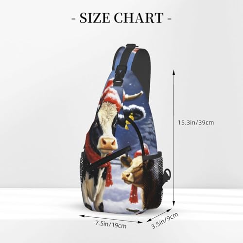 Bolso Cruzado para Hombre Bolsa de Pecho Sling Urbana miniatura 3