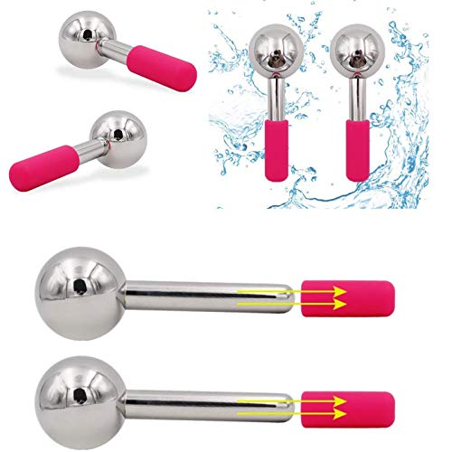 Magic Cool Roller Ball Cryo Lift Face Eye Ice Globes Facial Cold Ball Massage Tools voor roodheid Rustgevende sinus… - Image 4