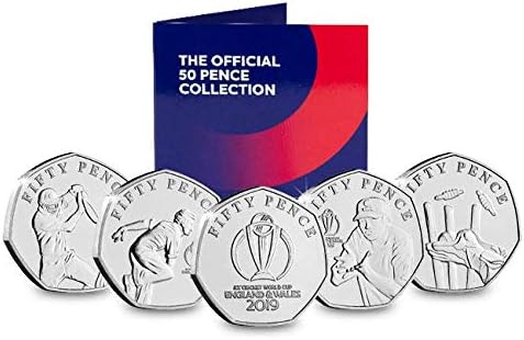 The Official ICC Cricket World Cup 2019 50p Set