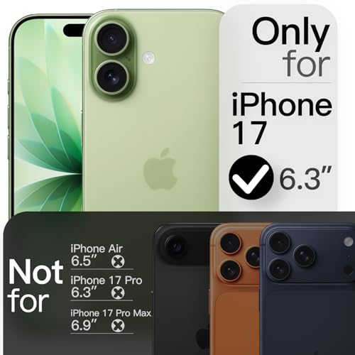 Image of JETech Magnetic Slim Case for iPhone 17 6.3-Inch, Compatible with MagSafe, Ultra-Thin Lightweight Minimalist Phone Cover with Matte Finish and Full Camera Lens Protection (Sage)