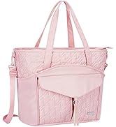 Tote Bag for Women with Water Bottle Pocket Fit for Stanley Cup, Carry On Tote for Work, Nurse, C...