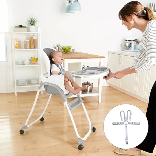 Hauck Hochstuhl Gurt,5 Punkt Gurt Hochstuhl Sicherheitsgurt,Ersatz-Sicherheitsgurte für Baby Kinderwagen,Verstellbare Wandelbare Gurt Tripp Trapp Stuhl,Kinderschutzgurt,Universal Anschnallgurt Zubehör