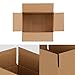 GHEIR 6x4x4 inches Shipping Boxes 50 Pack, Kraft Corrugated Small Cardboard Boxes for Mailing Packing, Brown