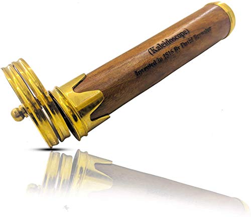 U S International Handmade 8 Inches Brass Working Kaleidoscope Best Birthday Gift for Children