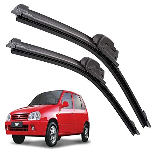 Image of Euro Care Windshield Car Wiper Blades Compatibility With Maruti Suzuki Zen (Model : 2008-2012) - Set of 2Pc (D-20,P-17)