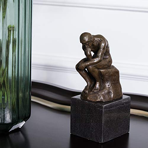 Toperkin Classical Rodin Statue Thinker Bronze Sculpture Home Decor Art Craft Tpe-185 #TOP3