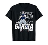 Dynamic Pose Adolis Garcia Texas Baseball MLBPA T-Shirt
