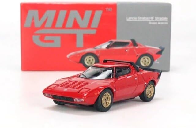 Miniatura 6 de True Scale Miniatures Modelo Coche para Lancia Stratos HF Stradale Rosso Arancio Limited Edition 164 Diecast Model Car MGT00365