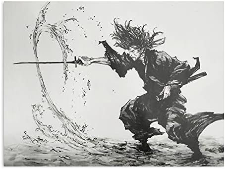 Amazon Com Samurai Manga Seinen Shonen Inoue Anime Vagabond Samourai The Best And Style Home Decor Wall Art Print Poster Customize 16 X 24 Inch Posters Prints