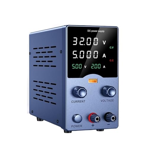 Alimentation à découpage de labo réglable avec port de charge USB et refroidissement radiateur