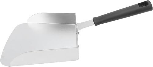 Miniatura 4 de Cuchara grande para plancha, de acero inoxidable, para mover alimentos, pala para hamburguesas, barbacoa, parrilla, cuchara de comida para freír y