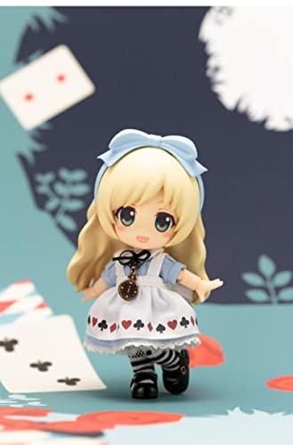 Jin Chuang Japan Anime Alice in Wonderland Figure Alice Clay Doll Q Version Model Toys for Children Collectible Birthday Gift Box Packing Toy