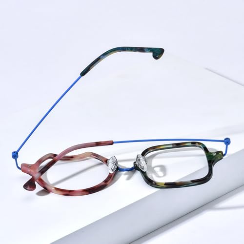 Image of FONEX Acetate Titanium Glasses Frame Men 2024 New Square Eyeglasses Spectacles Eyewear F85843
