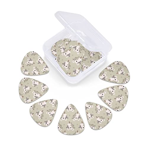 Lot de 12 médiators mignons en forme de koala pour guitare basse électrique et acoustique - Les Beatles, Paul McCartney, John Lennon, RIngo Starr, George Harrison Lot de 12 médiators mignons en forme de koala pour guitare basse électrique et acoustique – Image 7