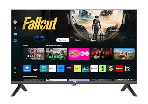 HYE TV - Smart TV, 24" Screen Size, HD Ready Resolution, Apple AirPlay, Samsung Tizen OS & Gaming Hub, Versatile Connectivity, Black, Perfect For Streaming, Gaming & Entertainment - 24HDS1008 - Image 3