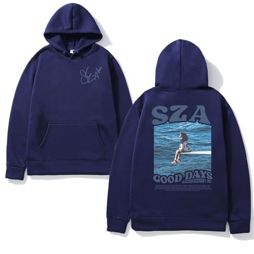 Sweat SZA SOS le cadeau idéal en pur coton marine pour les fans de musique
