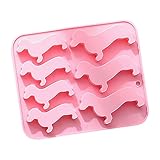 Flexible et indéformable : la nature flexible du moule permet un pliage et un démoulage faciles sans perdre sa forme, moule à biscuits, moule à friandises en silicone pour chiens