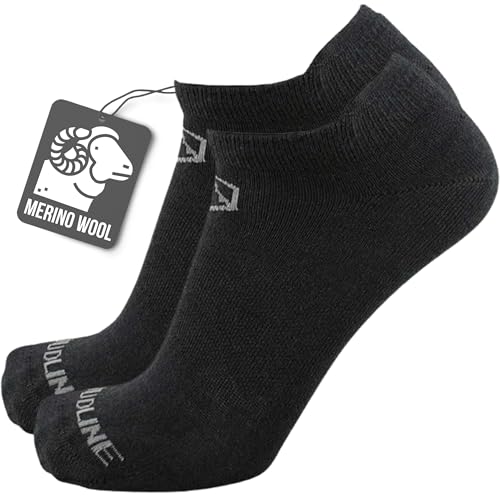 Image of CloudLine - Merino Wool Socks for Men and Women - Light Cushion, Anti-Blister & Moisture Wicking Wool Running Socks - 1 Pair