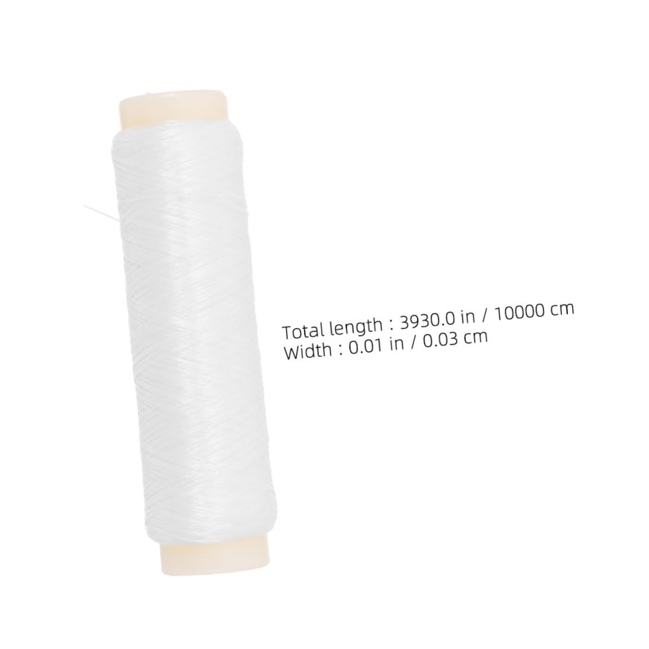 ifundom 2pcs Fishing Bait Elastic Thread Nylon Bait Tie Invisible Wraps Line Stretchy Tying Keeper Twine Spool for Saltwater Freshwater Fishing