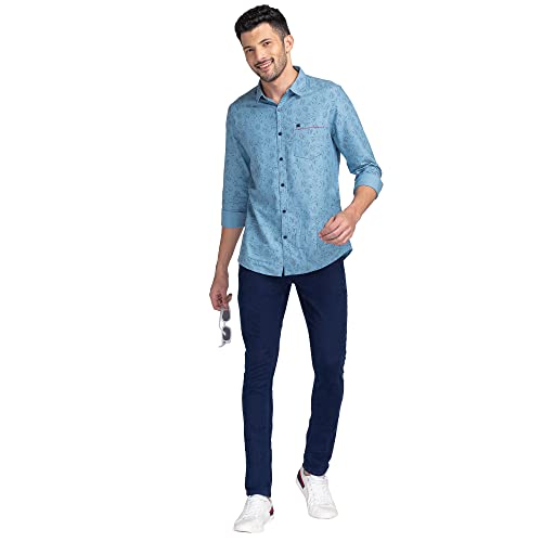 Image of Spykar Men's Slim Fit Low Rise Casual Jeans