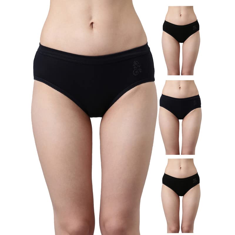dixcy slimz Cotton Mid Waist Full Coverage Bikini Panties for Women | Colors and Prints May Vary-picture-13